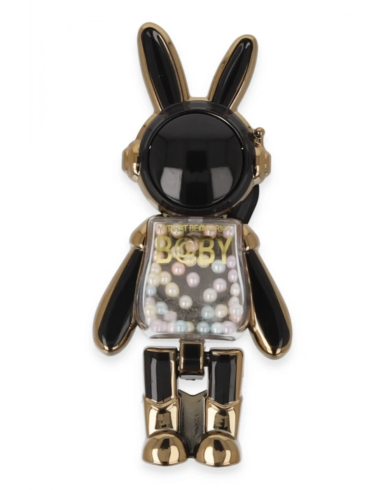 Newface Astro Stand Tavşan Astronot - Siyah