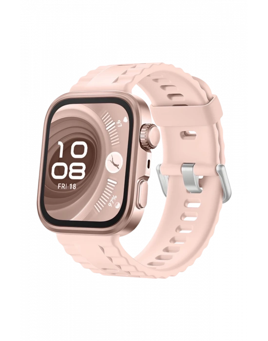 Newface Huawei Fit 4 Nova Silikon Kordon - Pembe