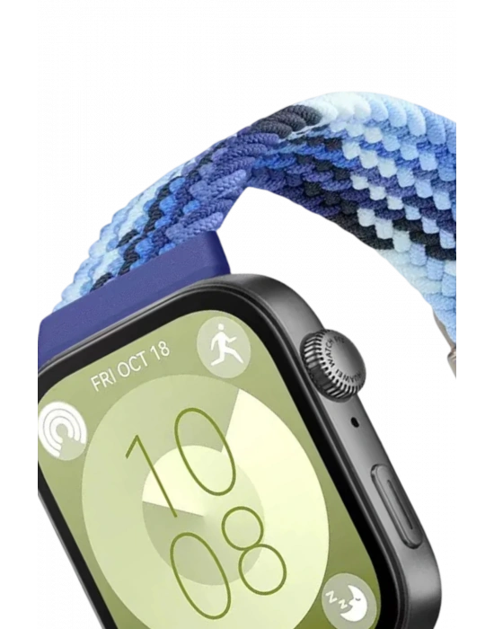 Newface Huawei Fit 4 Star Kordon - Lacivert-Mavi