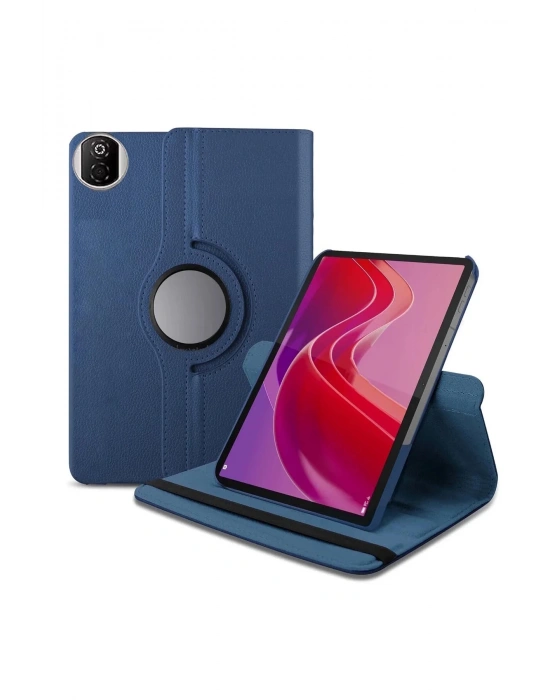 Newface Huawei Honor Pad X7 360 Tablet Deri Kılıf - Lacivert