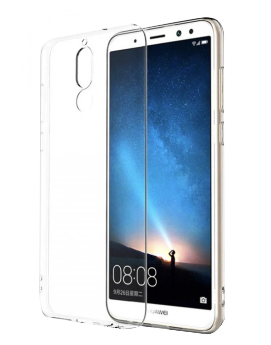 Newface Huawei Mate 10 Lite Kılıf Lüx Şeffaf Silikon