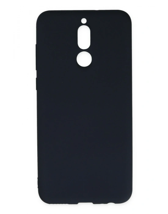 Newface Huawei Mate 10 Lite Kılıf Nano içi Kadife Silikon - Lacivert