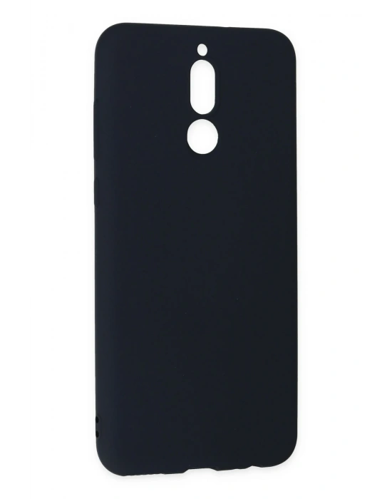 Newface Huawei Mate 10 Lite Kılıf Nano içi Kadife Silikon - Lacivert