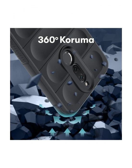 Newface Huawei Mate 10 Lite Kılıf Optimum Silikon - Kırmızı