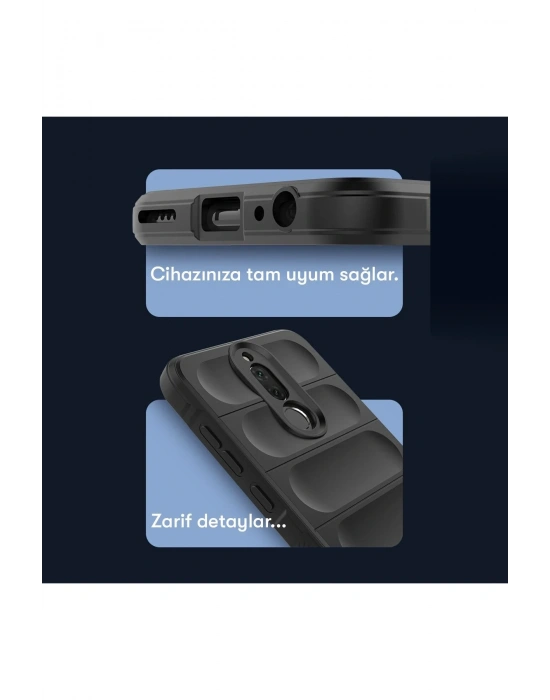 Newface Huawei Mate 10 Lite Kılıf Optimum Silikon - Siyah