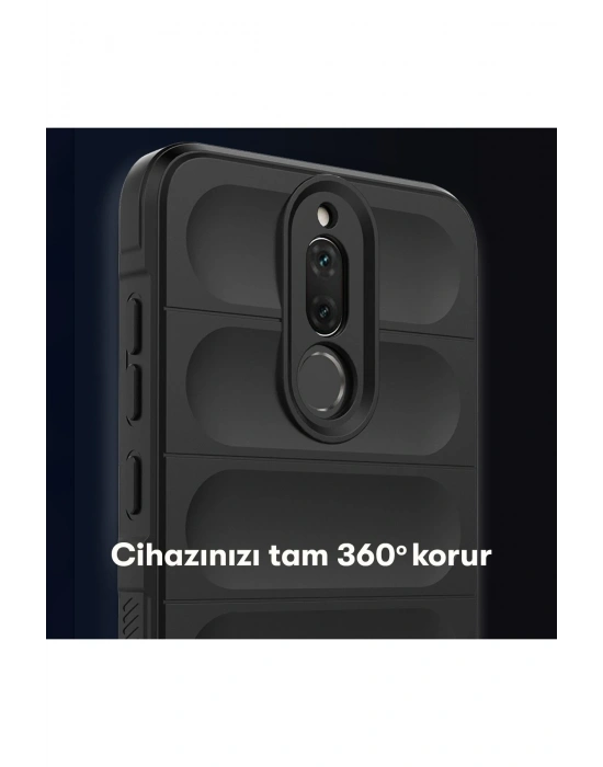 Newface Huawei Mate 10 Lite Kılıf Optimum Silikon - Siyah