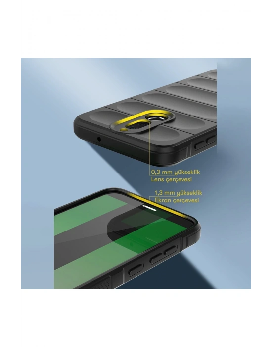 Newface Huawei Mate 10 Lite Kılıf Optimum Silikon - Siyah