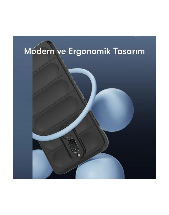 Newface Huawei Mate 10 Lite Kılıf Optimum Silikon - Siyah