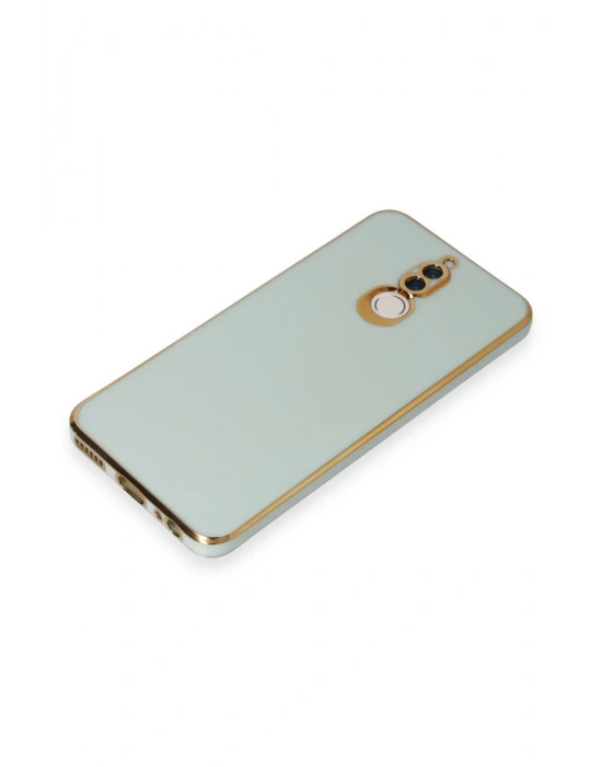 Newface Huawei Mate 10 Lite Kılıf Volet Silikon - Açık Yeşil