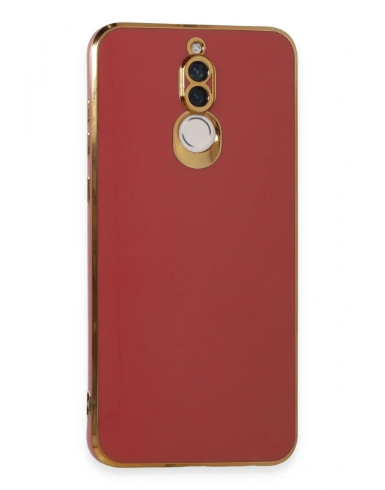 Newface Huawei Mate 10 Lite Kılıf Volet Silikon - Kırmızı