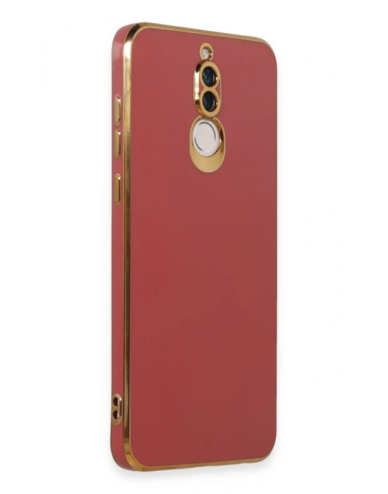 Newface Huawei Mate 10 Lite Kılıf Volet Silikon - Kırmızı