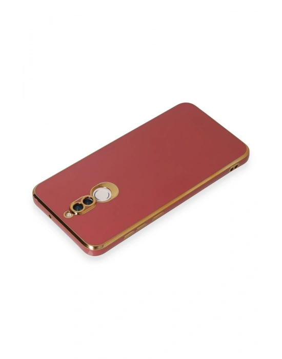 Newface Huawei Mate 10 Lite Kılıf Volet Silikon - Kırmızı