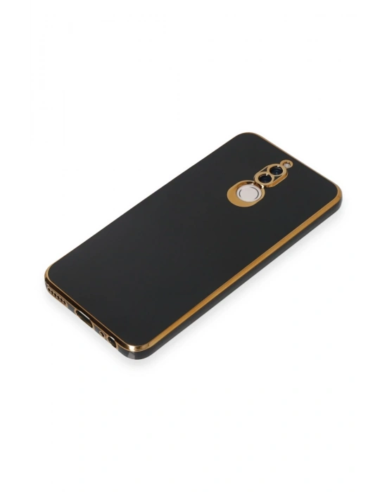 Newface Huawei Mate 10 Lite Kılıf Volet Silikon - Siyah