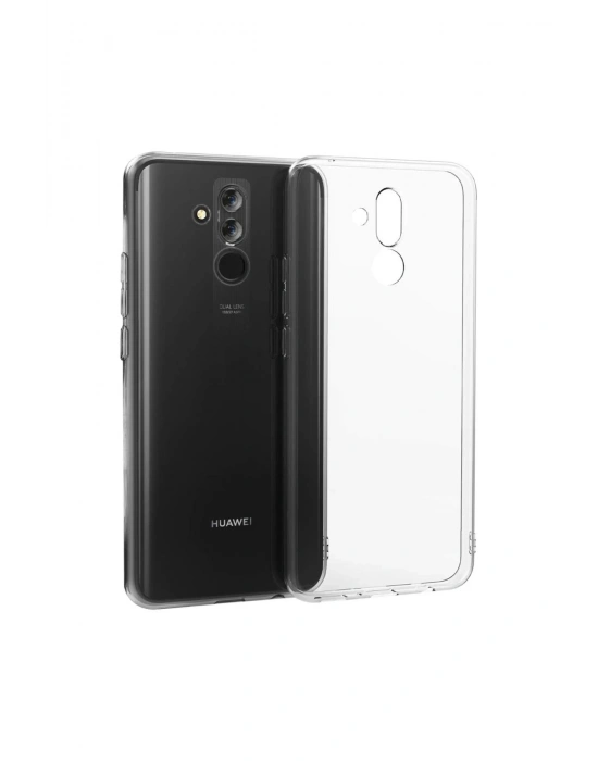 Newface Huawei Mate 20 Lite Kılıf Lüx Şeffaf Silikon