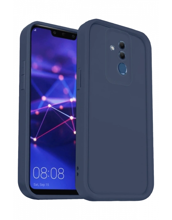 Newface Huawei Mate 20 Lite Kılıf Viera Silikon - Lacivert