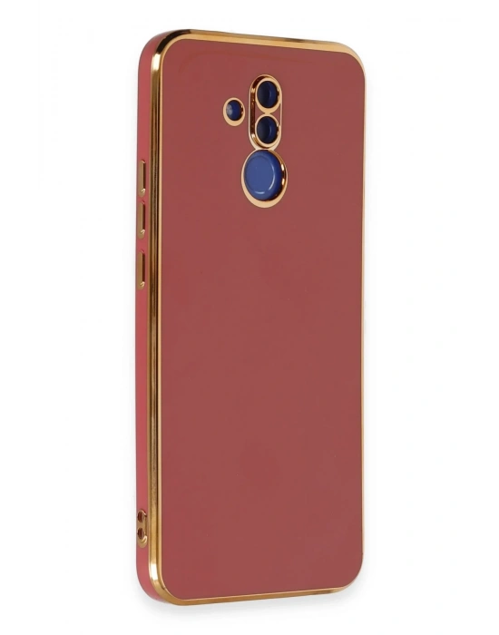 Newface Huawei Mate 20 Lite Kılıf Volet Silikon - Kırmızı