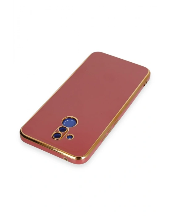 Newface Huawei Mate 20 Lite Kılıf Volet Silikon - Kırmızı