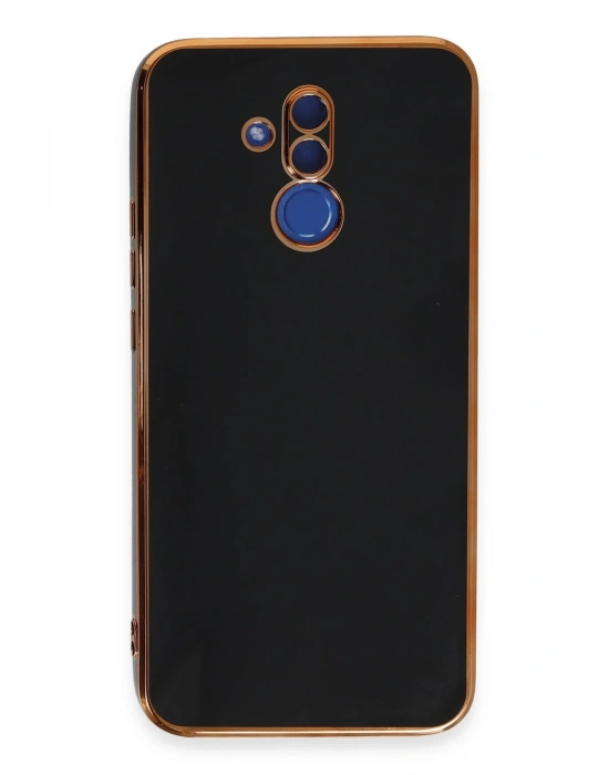 Newface Huawei Mate 20 Lite Kılıf Volet Silikon - Siyah