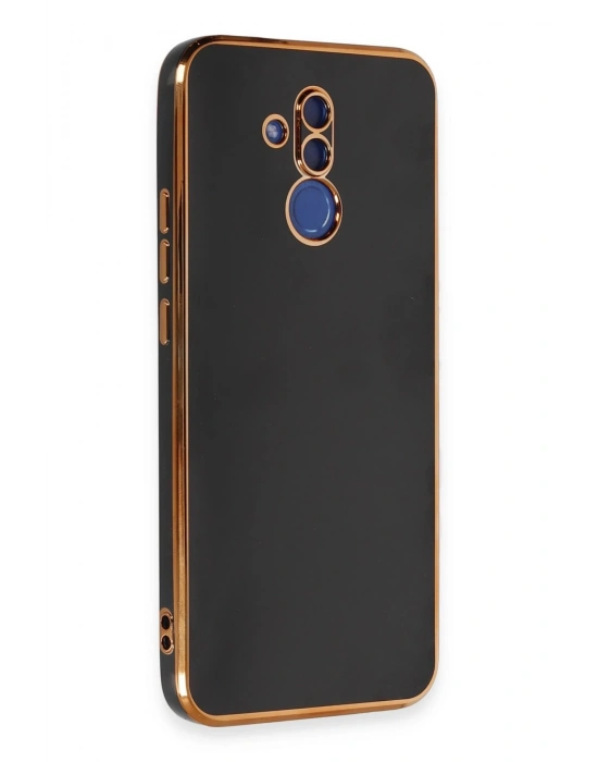 Newface Huawei Mate 20 Lite Kılıf Volet Silikon - Siyah