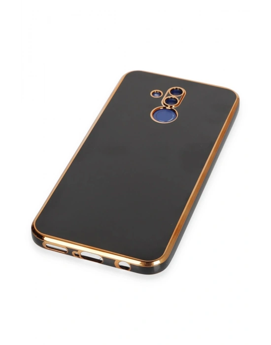 Newface Huawei Mate 20 Lite Kılıf Volet Silikon - Siyah