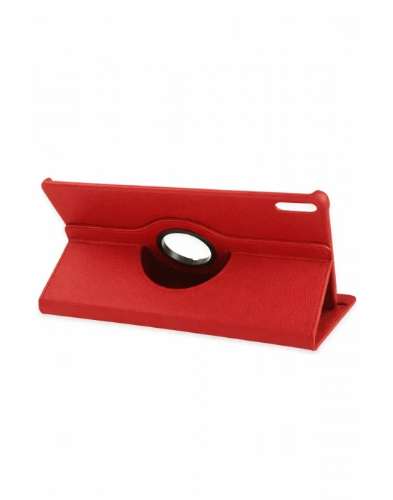 Newface Huawei MatePad 11 10.9 360 Tablet Deri Kılıf - Kırmızı