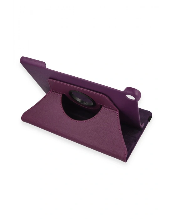 Newface Huawei MatePad SE Kılıf 360 Tablet Deri Kılıf - Mürdüm