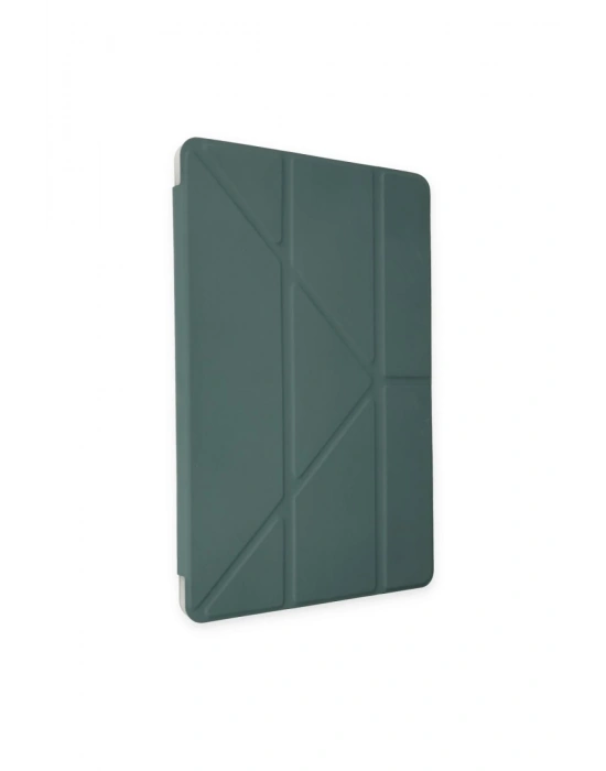 Newface Huawei MatePad SE Kılıf Kalemlikli Mars Tablet Kılıfı - Koyu Yeşil
