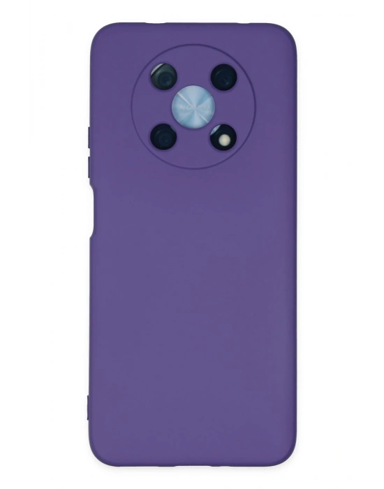 Newface Huawei Nova Y90 Kılıf Nano içi Kadife Silikon - Mor