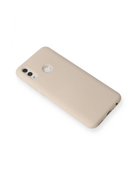 Newface Huawei P Smart 2019 Kılıf Nano içi Kadife Silikon - Pudra