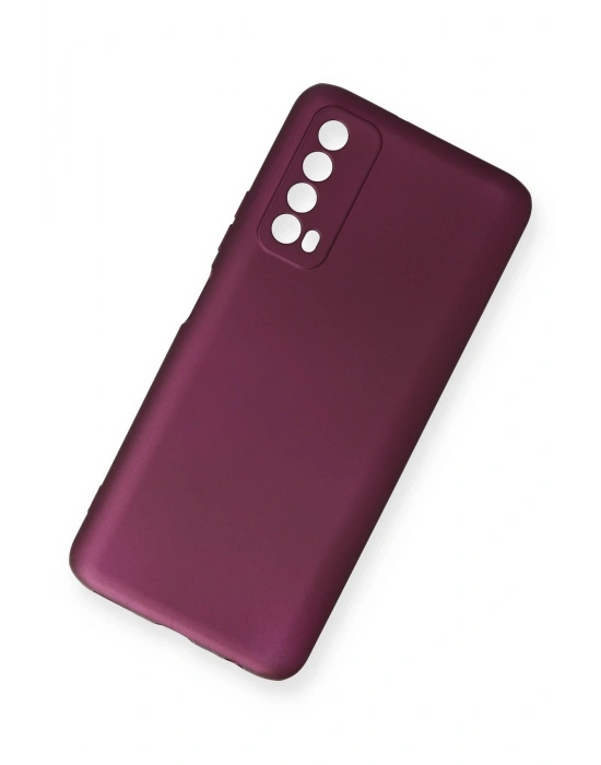 Newface Huawei P Smart 2021 Kılıf First Silikon - Mürdüm