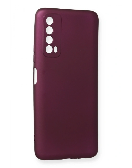 Newface Huawei P Smart 2021 Kılıf First Silikon - Mürdüm