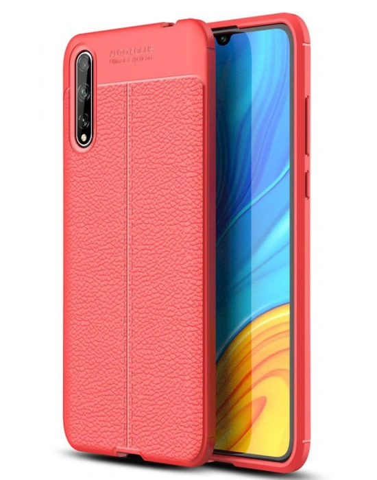 Newface Huawei P Smart S Kılıf Auto Focus Kapak - Kırmızı