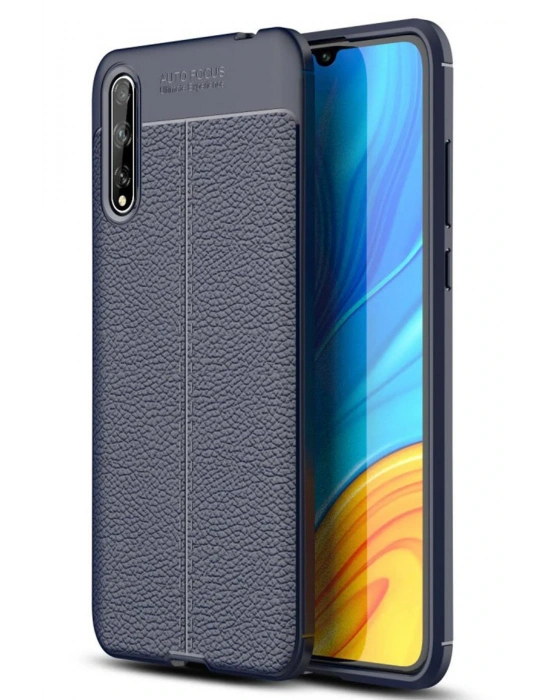 Newface Huawei P Smart S Kılıf Auto Focus Kapak - Lacivert