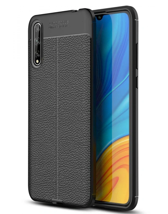 Newface Huawei P Smart S Kılıf Auto Focus Kapak - Siyah