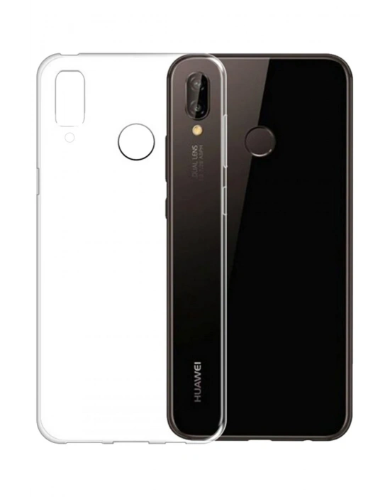 Newface Huawei P20 Lite Kılıf Lüx Şeffaf Silikon
