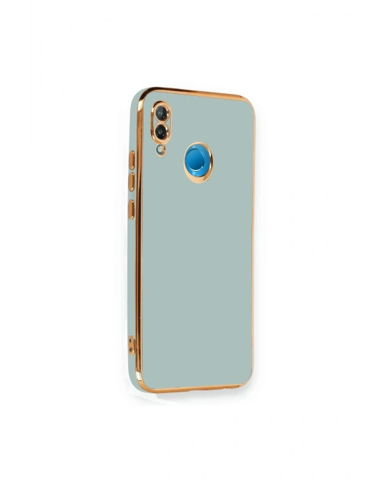 Newface Huawei P20 Lite Kılıf Volet Silikon - Açık Yeşil