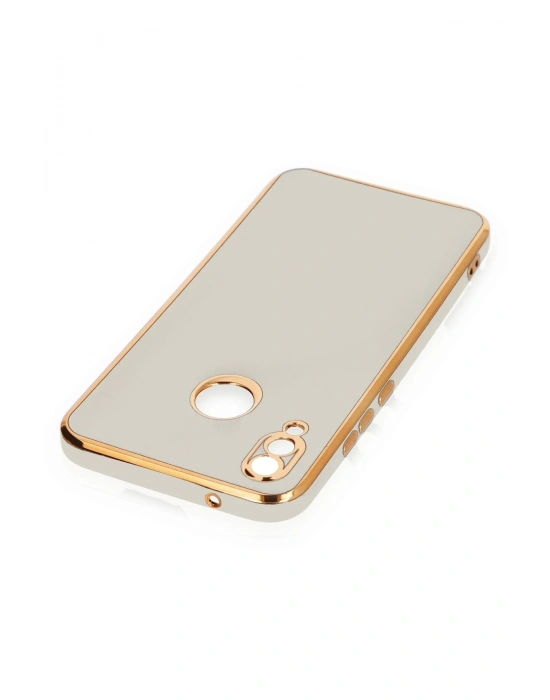 Newface Huawei P20 Lite Kılıf Volet Silikon - Beyaz