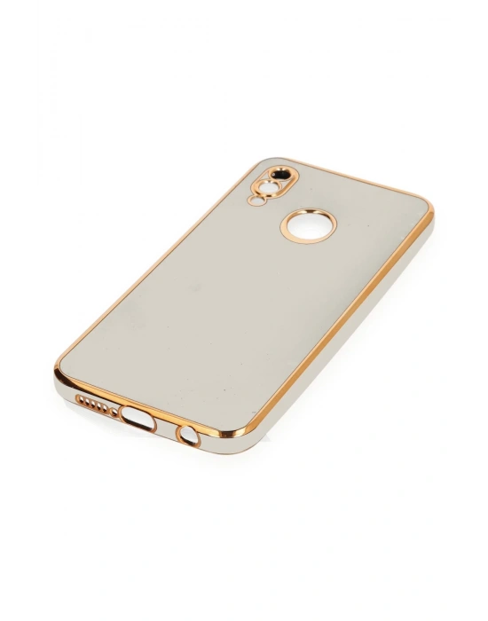 Newface Huawei P20 Lite Kılıf Volet Silikon - Beyaz