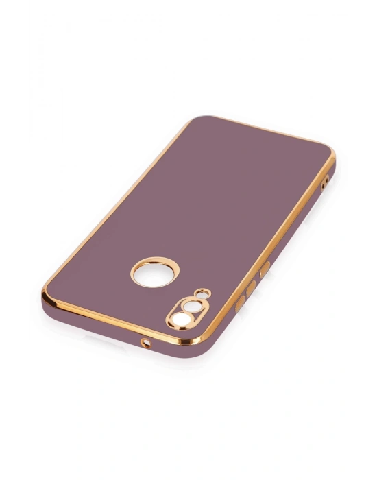 Newface Huawei P20 Lite Kılıf Volet Silikon - Mor