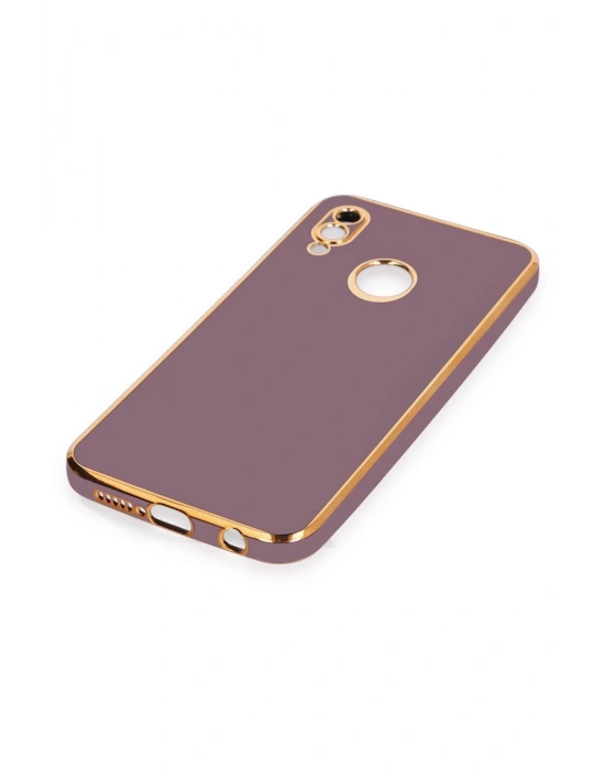 Newface Huawei P20 Lite Kılıf Volet Silikon - Mor