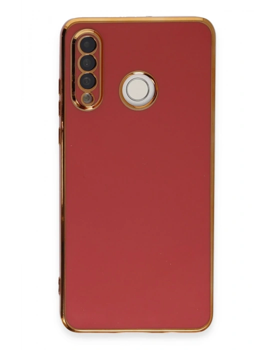 Newface Huawei P30 Lite Kılıf Volet Silikon - Kırmızı