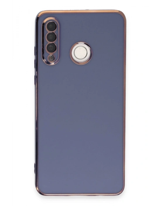 Newface Huawei P30 Lite Kılıf Volet Silikon - Mavi