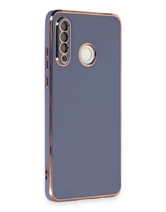 Newface Huawei P30 Lite Kılıf Volet Silikon - Mavi