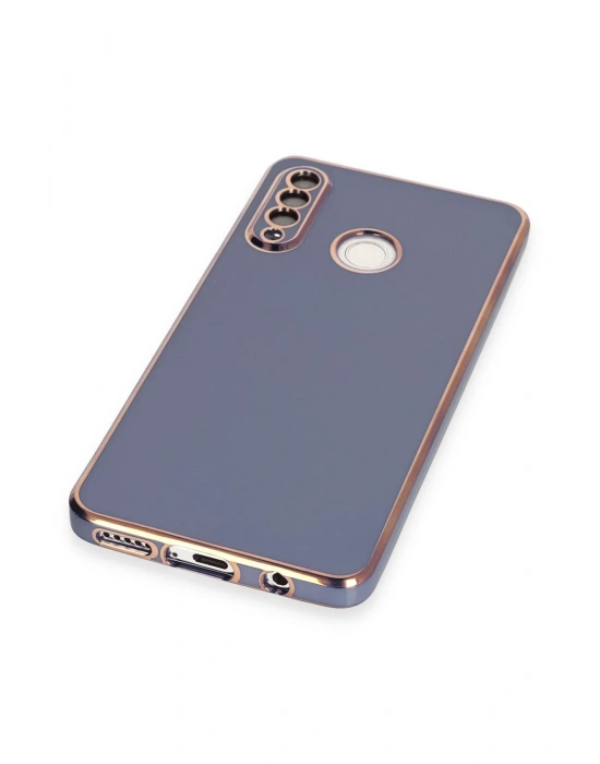 Newface Huawei P30 Lite Kılıf Volet Silikon - Mavi