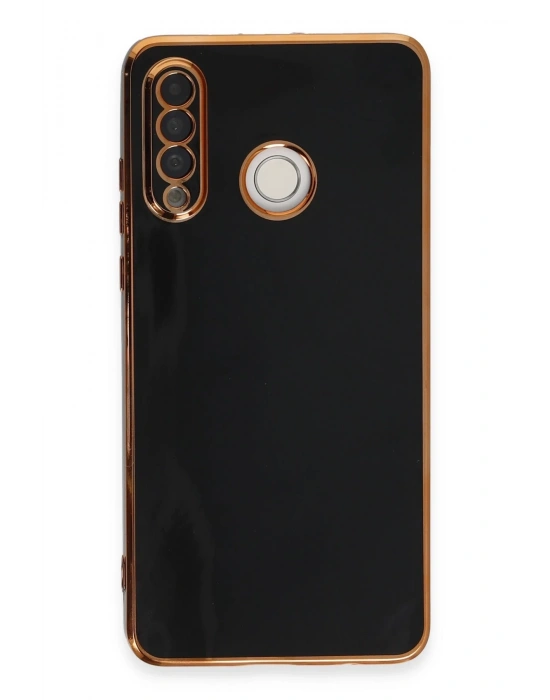 Newface Huawei P30 Lite Kılıf Volet Silikon - Siyah