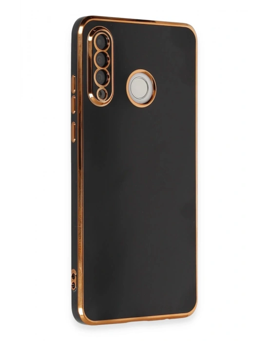 Newface Huawei P30 Lite Kılıf Volet Silikon - Siyah