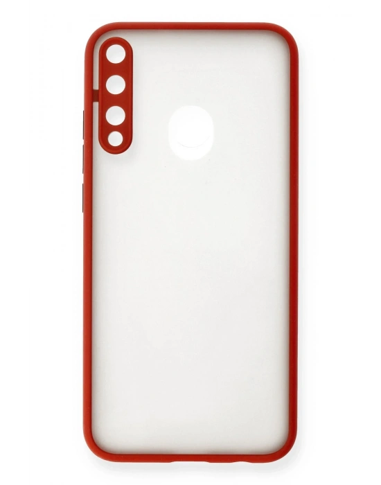 Newface Huawei P40 Lite E Kılıf Montreal Silikon Kapak - Kırmızı