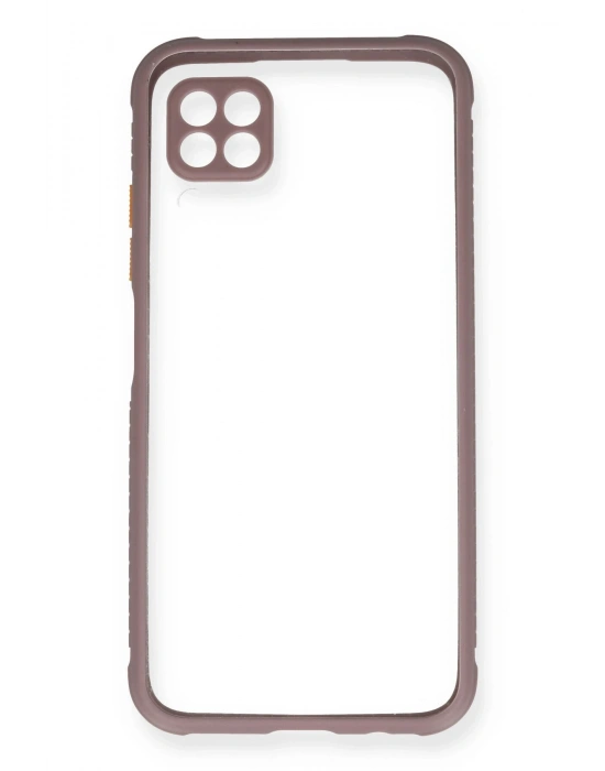 Newface Huawei P40 Lite Kılıf Miami Şeffaf Silikon - Açık Mor