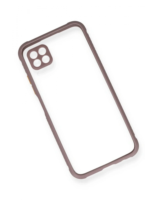 Newface Huawei P40 Lite Kılıf Miami Şeffaf Silikon - Açık Mor