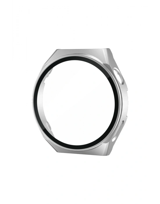 Newface Huawei Watch GT3 46mm Dota Camlı Kasa Ekran Koruyucu - Gümüş